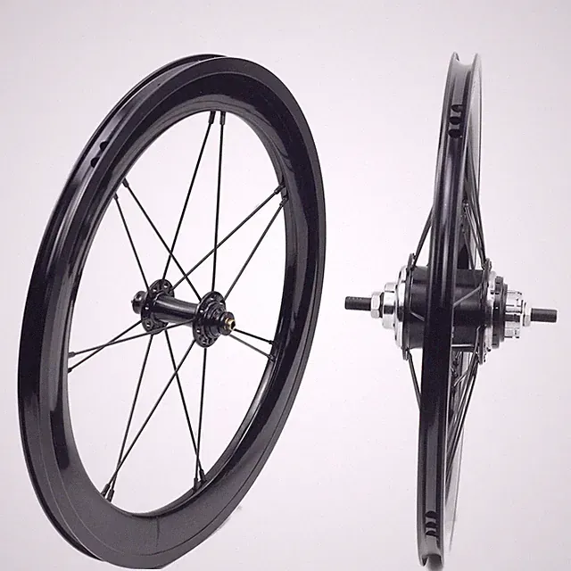 16" Folding Bike Wheelset V/Rim Brake Pillar Spokes Wheels 14/20/28/21 Holes