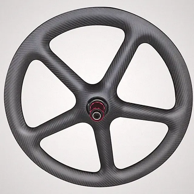 16inch 5 Spokes Balance Folding Bicycle Tubeless Carbon Front Rear Small Wheel