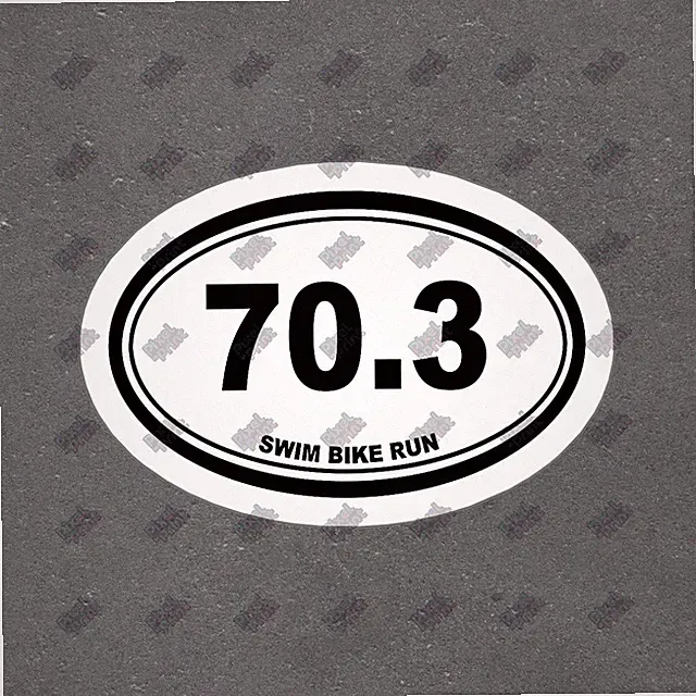70.3 Triathlon Sticker Decal Swim Bike Run Fitness Enthusiast Gift #529475