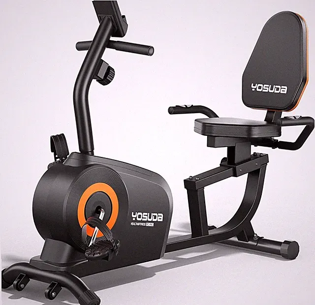 Adjustable Recumbent Exercise Bike for Seniors, 350LB Capacity, 16 Levels