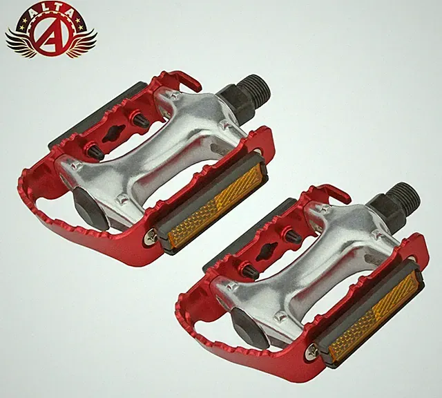 ALTA 940 Alloy Pedals 9/16" Bicycle Bike Road MTB Cruiser Fixie Red