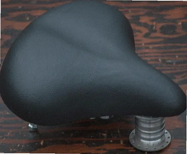 Black Cruiser Bicycle Comfort SEAT c Vintage Schwinn Beach Bike Saddle PostClamp