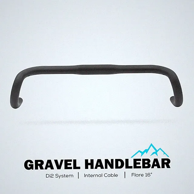 Carbon Fiber Gravel Bicycle Handlebars Ultralight 16° Road Bike Drop Bar