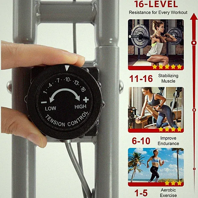 Compact Folding Bike for Home Workout - 16 Resistance Levels