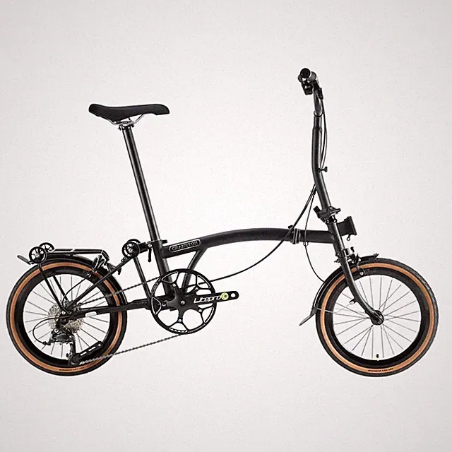 CRANSTON R9 16 inch 9-speed three fold adult super lightweight folding bike
