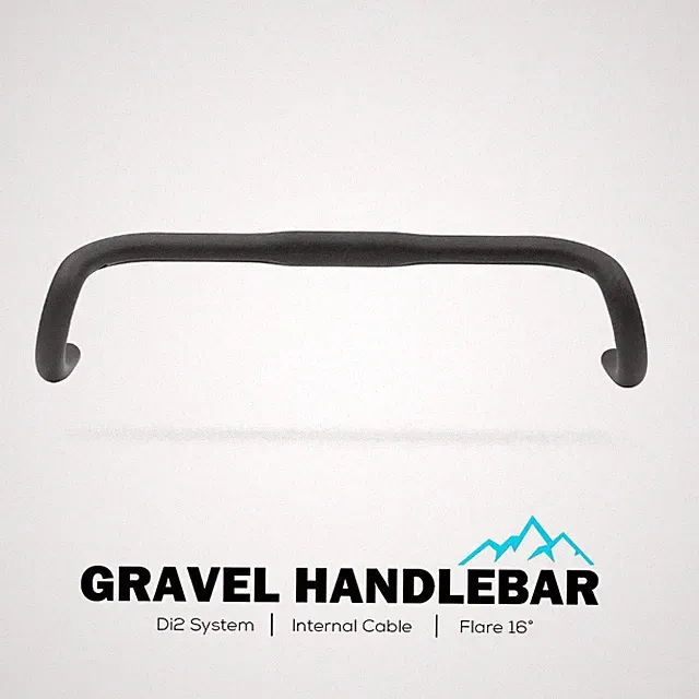 Full Carbon Fiber Gravel Bicycle Handlebar Ultralight Flare 16° Cross Road Bike