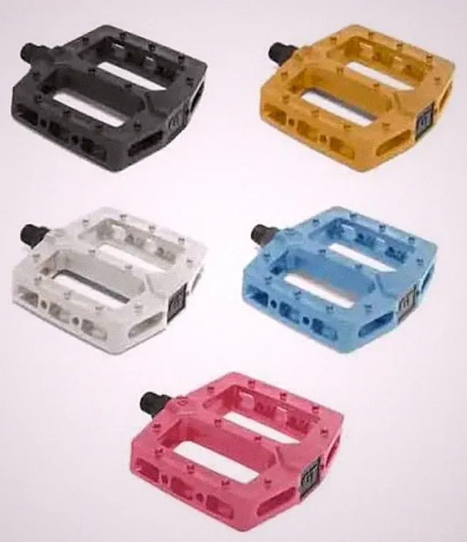 GT PC LOGO PEDALS 9/16 FOR 3 PC CRANKS BMX BIKE BICYCLE PEDAL HARO SE REDLINE