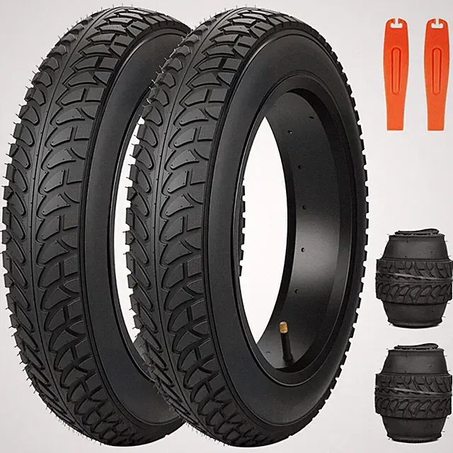 MEGHNA Fat Bike Tire 16 inch Electric Bike Tire Fat Tire 16 x 3.0 inch Heavy...
