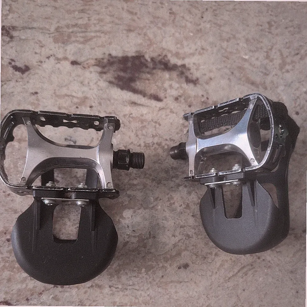 New 9/16” Road Bike Mountain Touring Bicycle Pedals With Straps