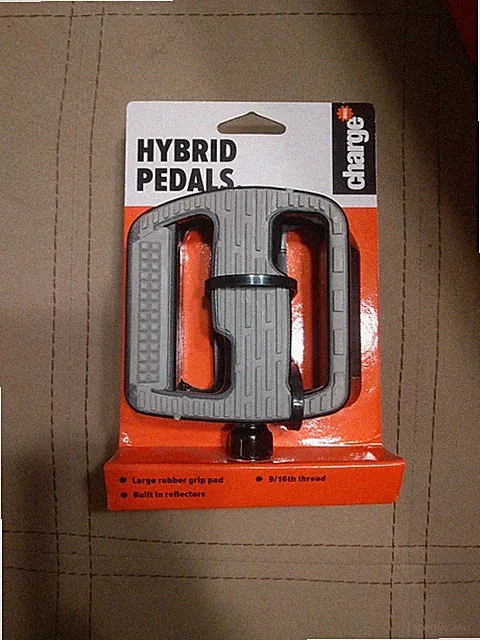 New, Charge Hybrid Bicycle Pedals, 9/16 Th Thread