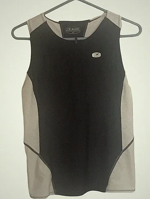 Sugoi 1/2 Zip Cycling Singlet Triathlon Jersey Women's Large Athletic Bicycle