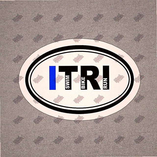 Triathlon Vinyl Sticker Decal Swim Bike Run Sports Enthusiast Gift #481786