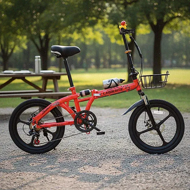 Variable Speed Folding Bike Foldable Folding Cycle Shock Absorption for Adults