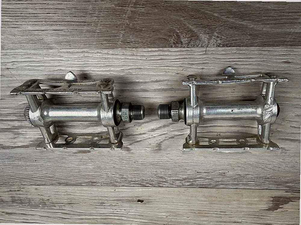 Vintage MKS Japan Sylvan Pedals 9/16 Road Track Fixed Gear Tour Bicycle Bike